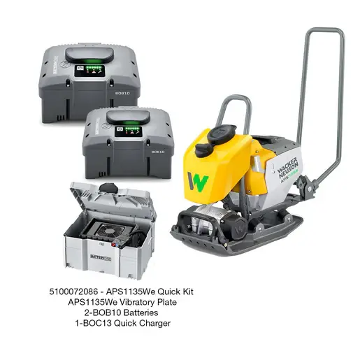 Seasonal Sale Wacker Neuson APS1135We Quick Kit Compactor
