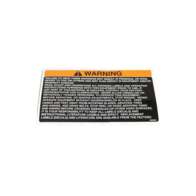 Flash Sale Bobcat 522394 Decal Warning