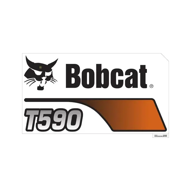 Bobcat 7302836 Left T590 Model and Bobcat Decal Get Yours